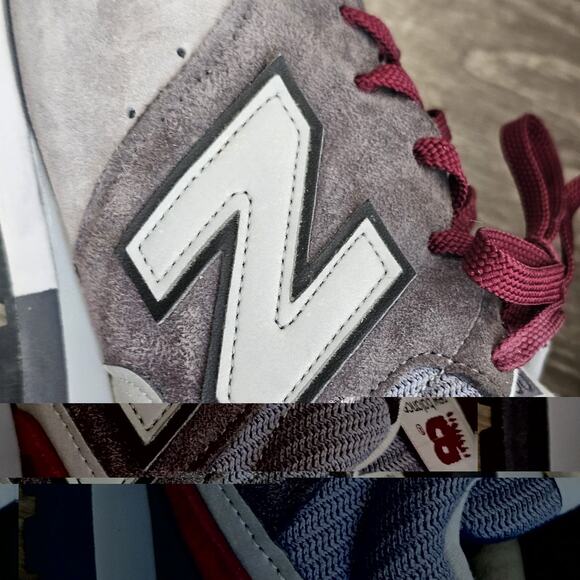 New Balance M996GK 996 Connoisseur Painters Grey Burgundy Mens US 13 USA Made main image 12